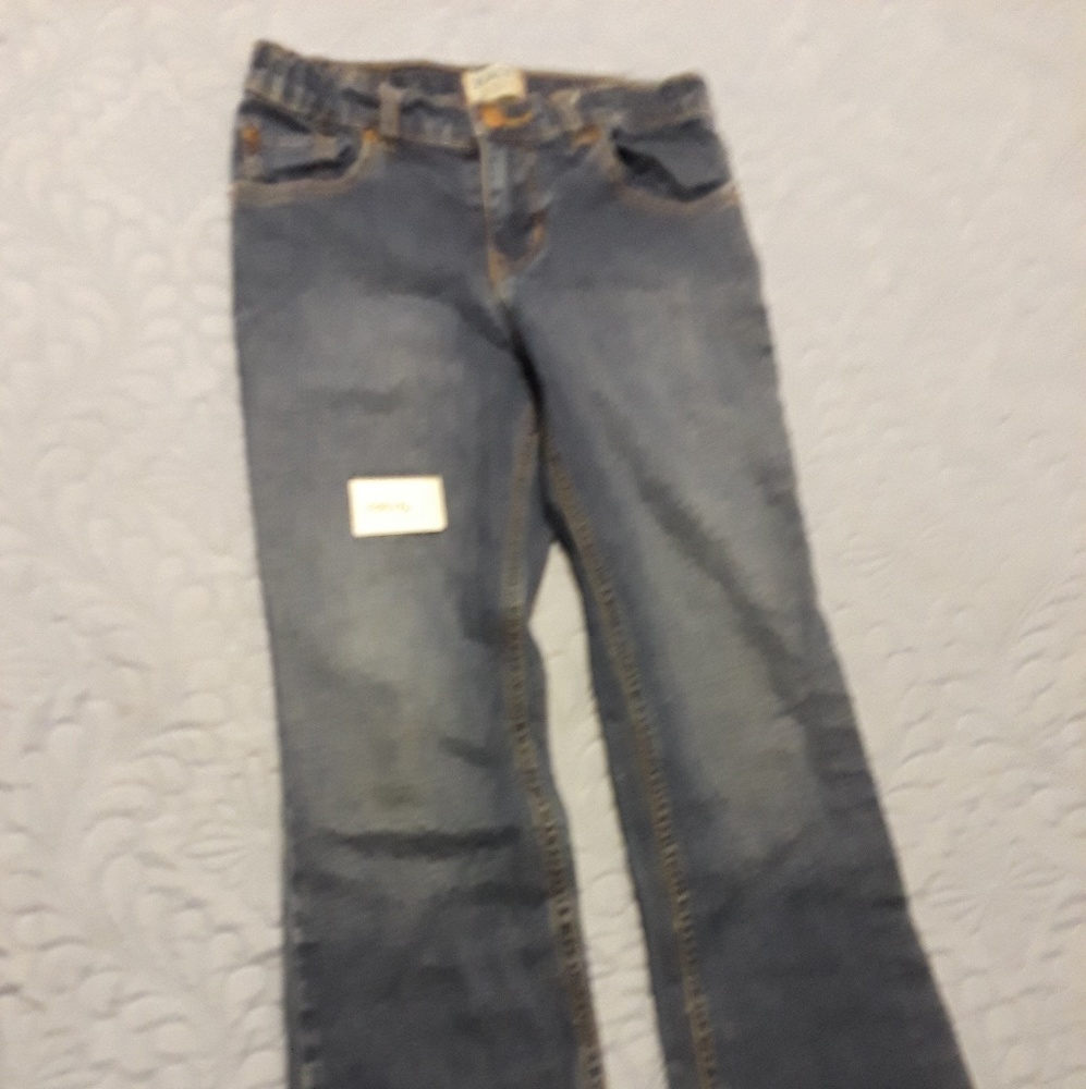 Girls stretch boot cut jeans